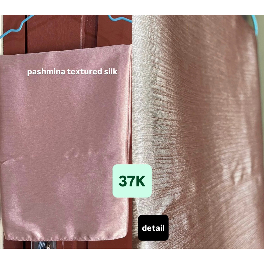 pashmina textured silk