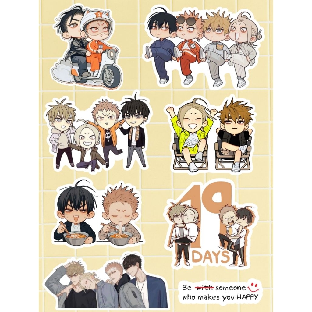 Sticker manhua 19 days