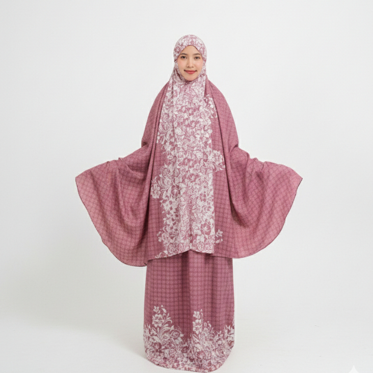 [COD] Mukena Dewasa AYASHA Motif Elegan Bahan Katun Premium