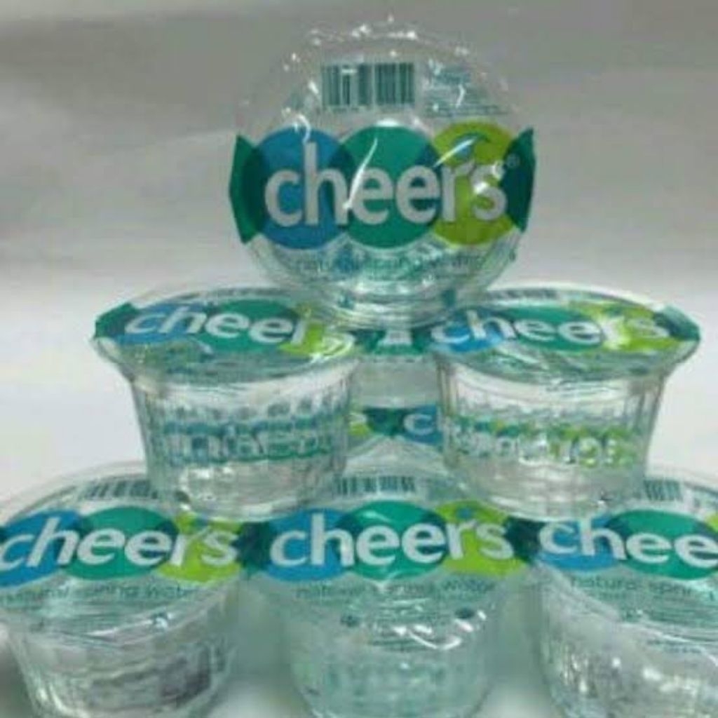 Cheers Natural Air Mineral Gelas murah