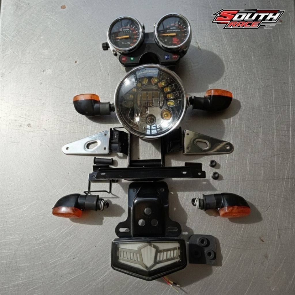 Paket Upgrade Lampu RX King Komplit | Full Set Lampu RX King Depan Belakang