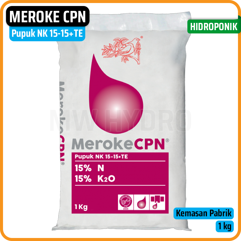 Meroke CPN, 1 Kg | Pupuk NK 15-15+TE, Potasium Nitrat KNO3
