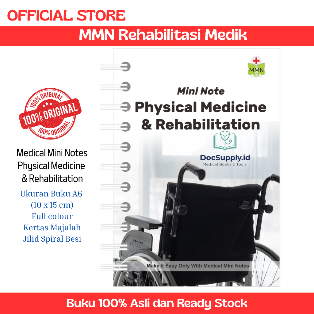 Original | Medical Mini Notes Kedokteran Fisik dan Rehabilitasi | MMN Rehab Medik | Fisioterapi