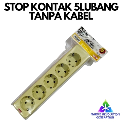 Stop Kontak 5 Lubang Colokan Listrik Stop Kontak Tanpa Kabel - MRG