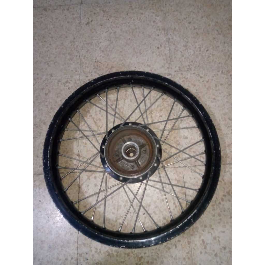 Velg Ruji Belakang Jupiter Z Lama Vega Ring 17 Merk Rossi Italy Tromol Ori kode 37J Bekas