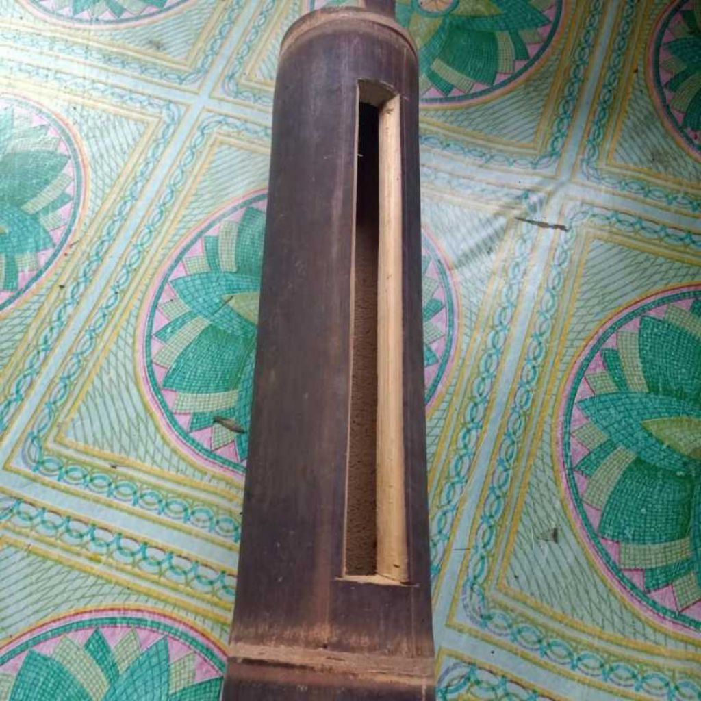 kentongan bambu hitam jumbo