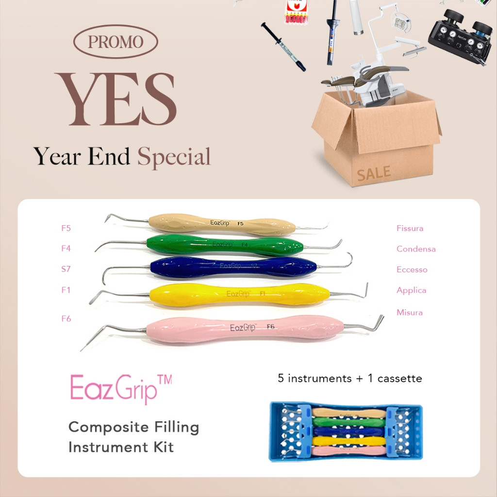 KLIK DENTAL EazGrip Composite Filling Instrument Kit