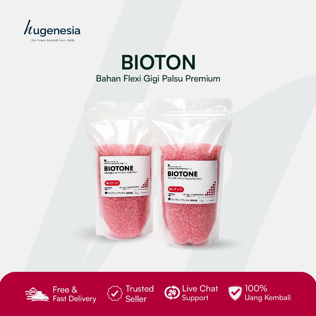 Hugenesia - Bahan Dental Lab Bahan Flexy Biotone Valplast