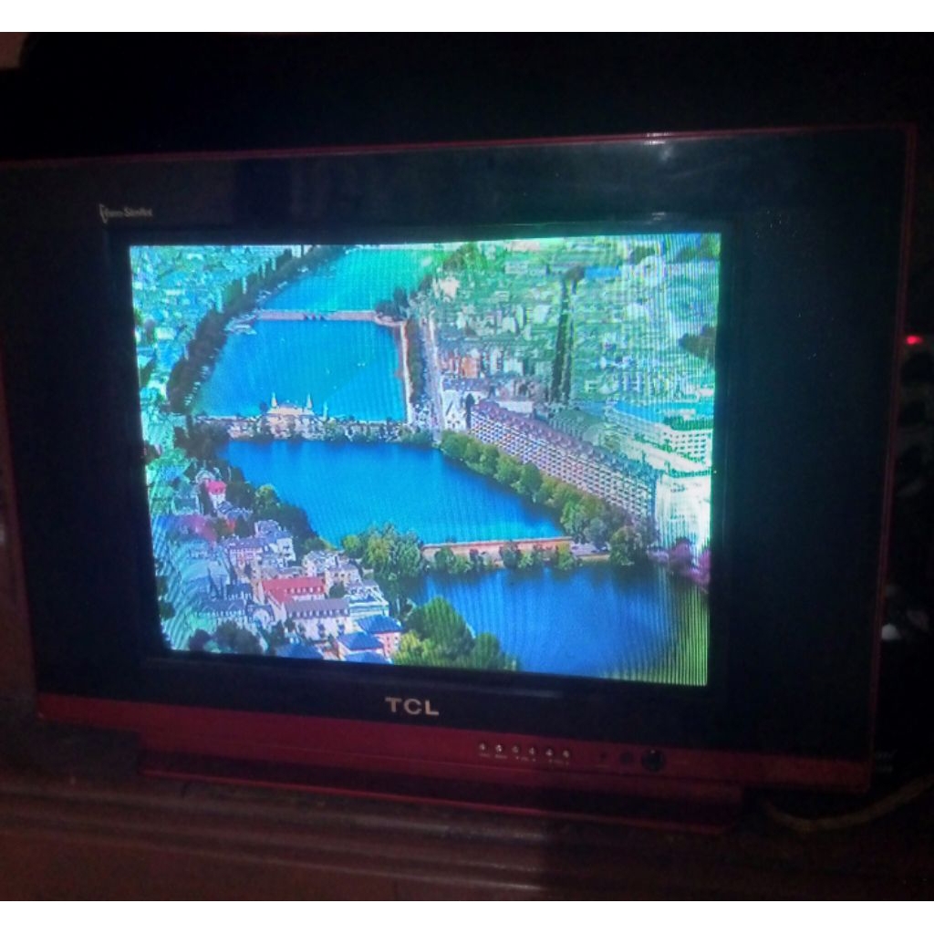 Tv tabung 21" inci + STB second
