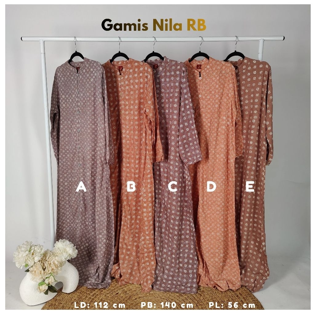 GAMIS NILA | Gamis Simple Elegan