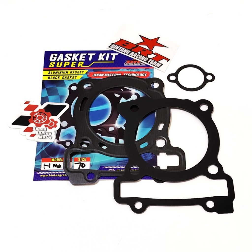 PAKING BRT GASKET BLOK HEAD NMAX AEROX LEXI 62 66 68 70 mm PACKING ATAS BAWAH GASKET BRT ALL NEW NMA