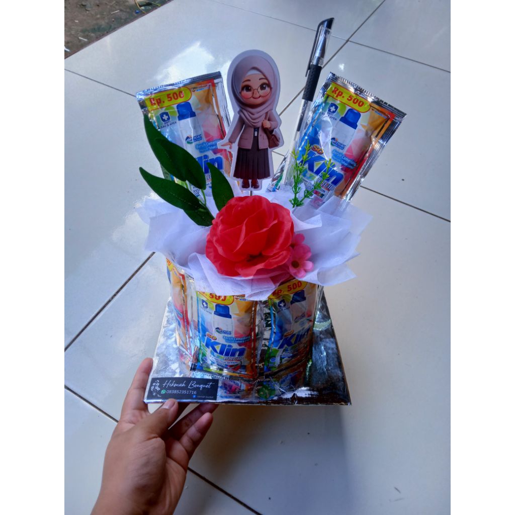 Snack tower satu tingkat, detergen cair tower satu tingkat