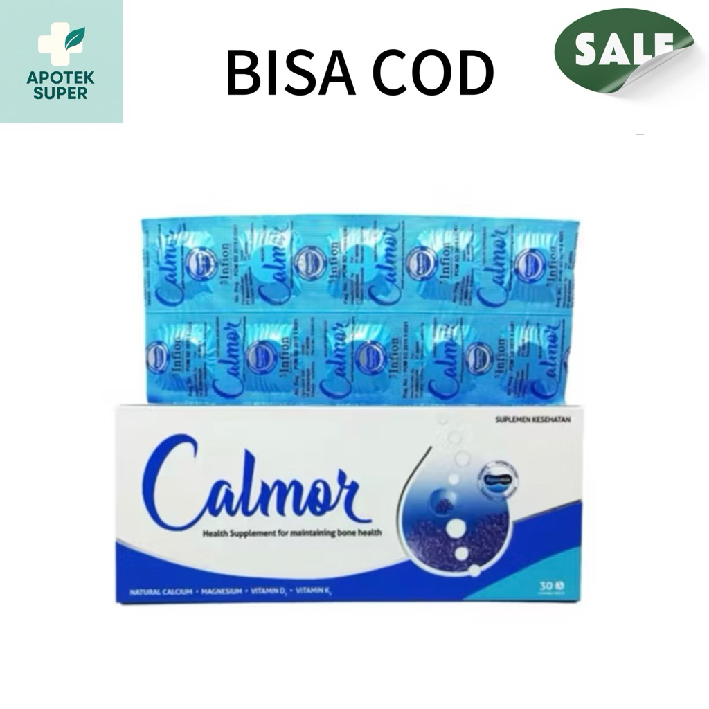Calmor Box Isi 30 Tablet Suplemen Kesehatan