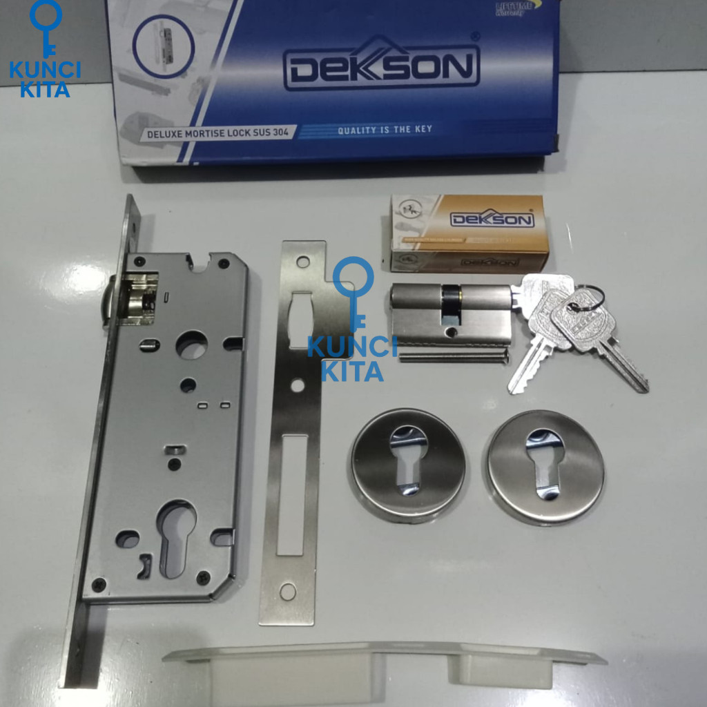 Body kunci pelor pintu kayu body roller 1 set dekson