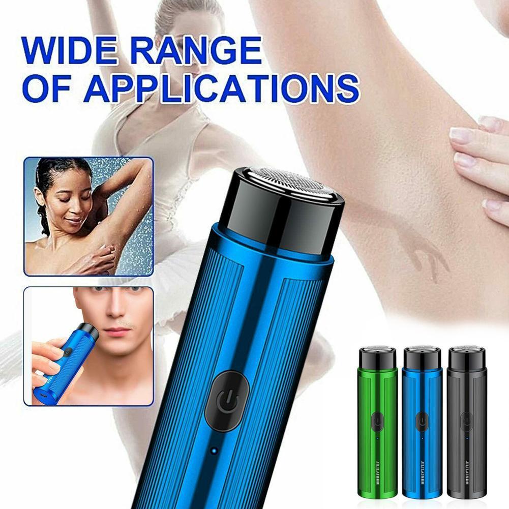 Mini Shaver Portable Alat Cukur Jenggot Elektrik Razor Travel Size Pencukur Bulu Halus Wajah USB