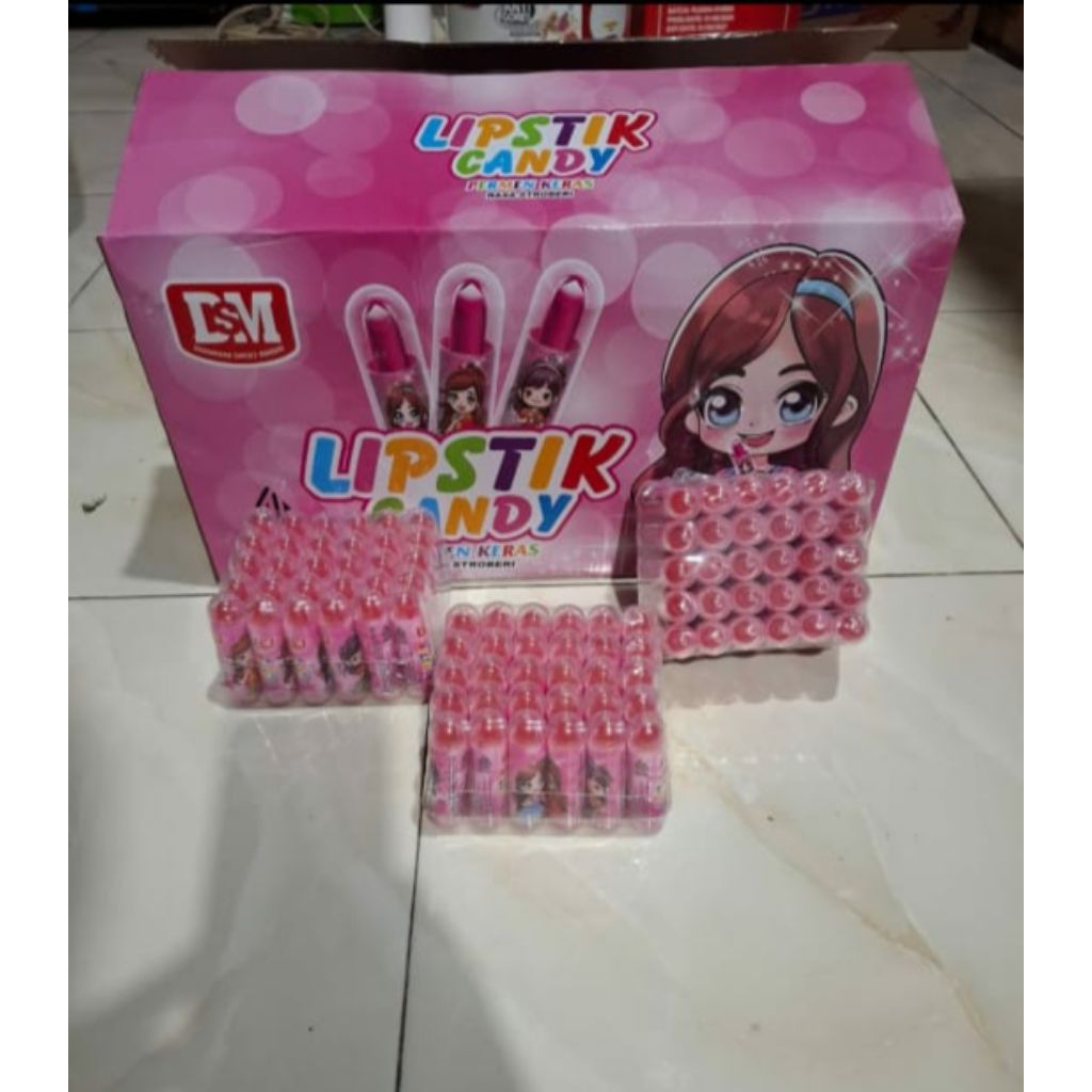 Permen lipstik Candy isi 30 pcs
