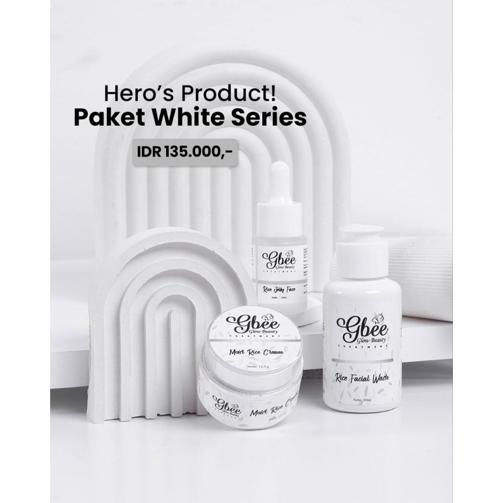 gbee , gbee white series, skincare gbee , gbee ecer