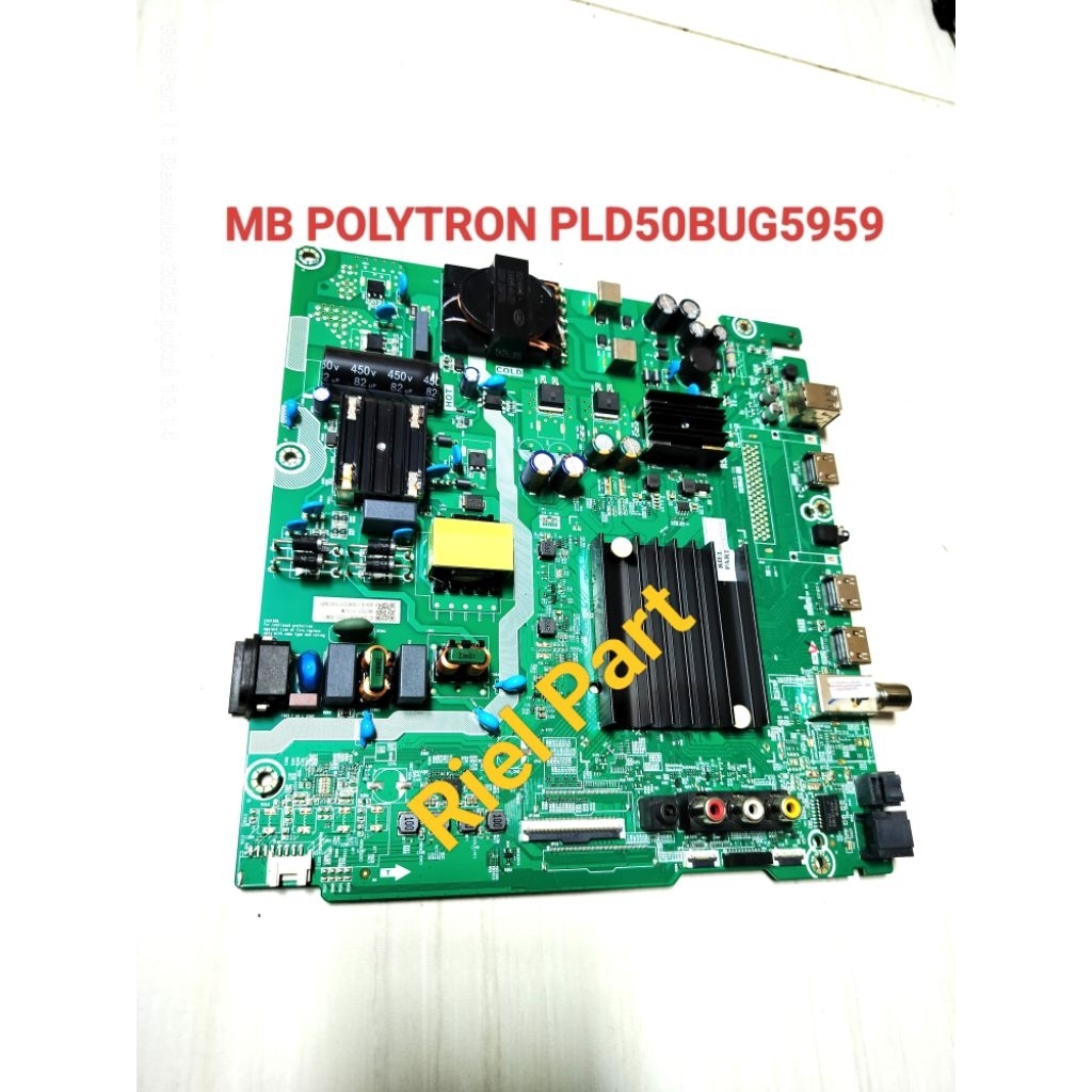 MB - MAINBOARD - MOBO - MODULE - MOTHERBOARD - MESIN TV LED POLYTRON PLD50BUG5959 - PLD 50BUG5959 - 