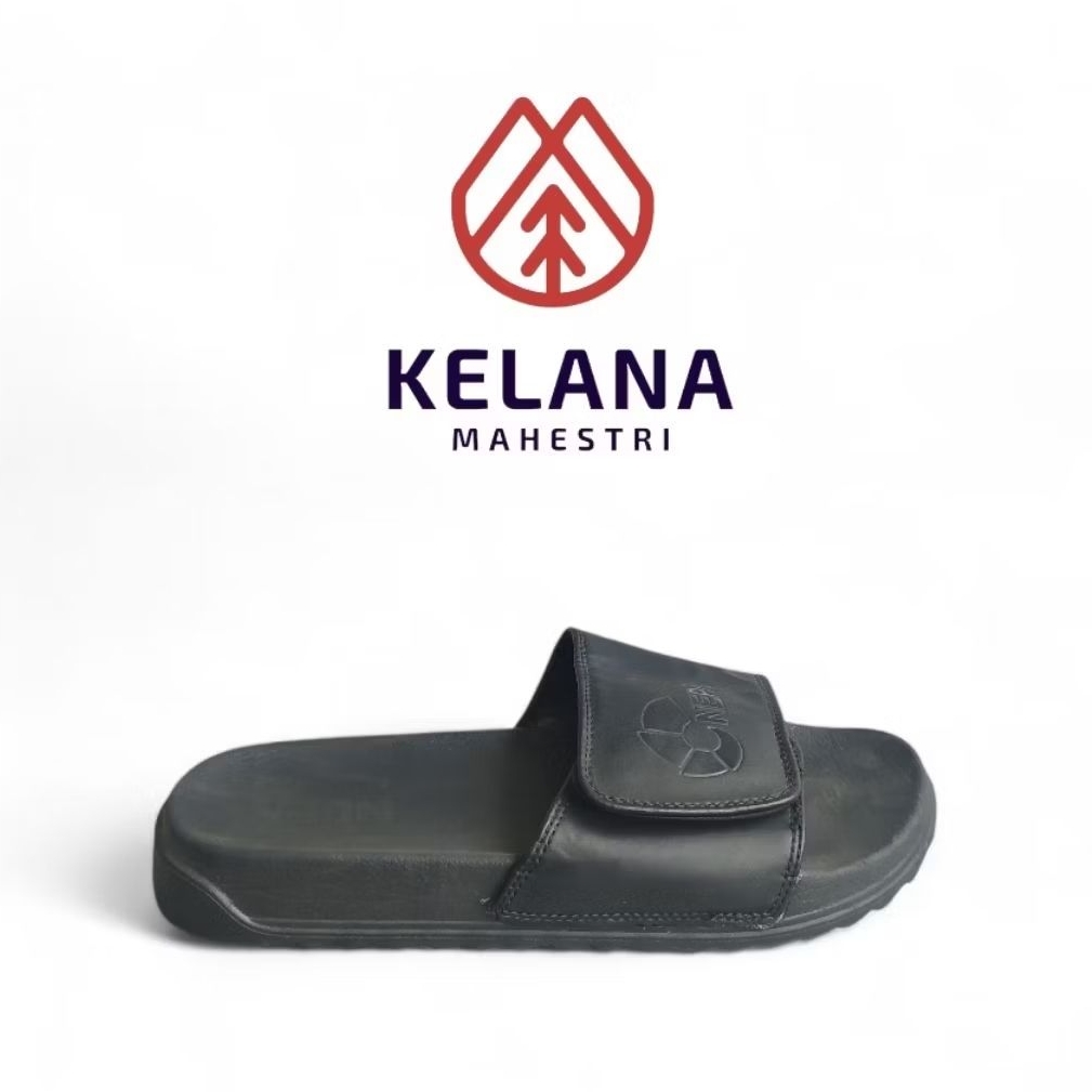 Sandal Nepa Slip On Black Size 42,5 | Sandal Daily