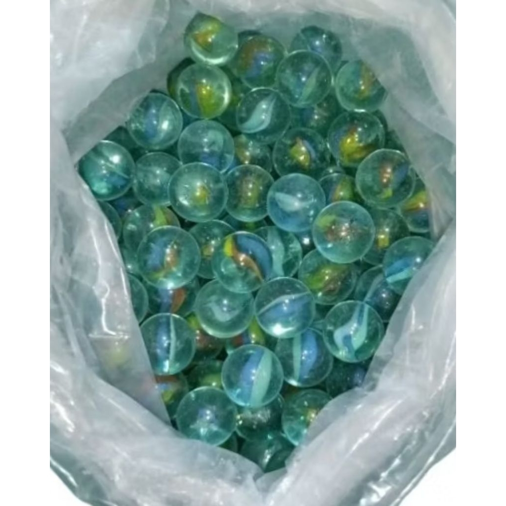 Klereng Kelereng Gundu Mata Belimbing Mainan Anak 12Biji