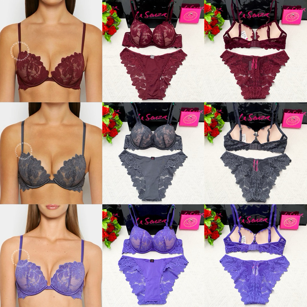 La Senza Original Bra Set Beyond Sexy  Push Up Gel Level 3 Size 32A/S 32B/S 32C/S 34A/S 34B/M 34C/M 