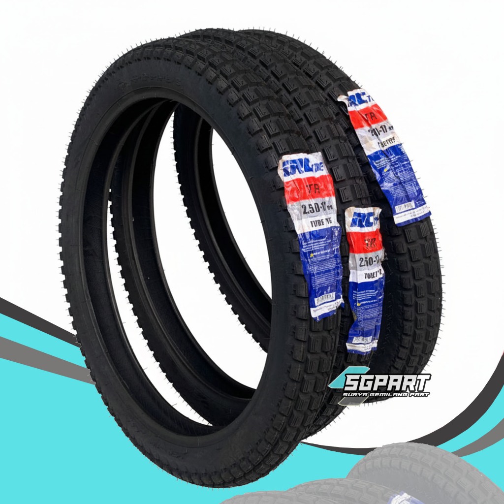 BAN IRC TR 250/275/300 RING 17 Ban Motor Tubetype (Non Tubeless) Honda WIN Semi Trail Cross Series K