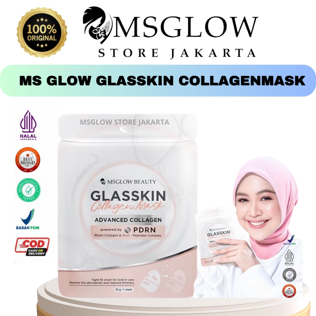 MS GLOW - GLASSKIN COLLAGEN MASK
