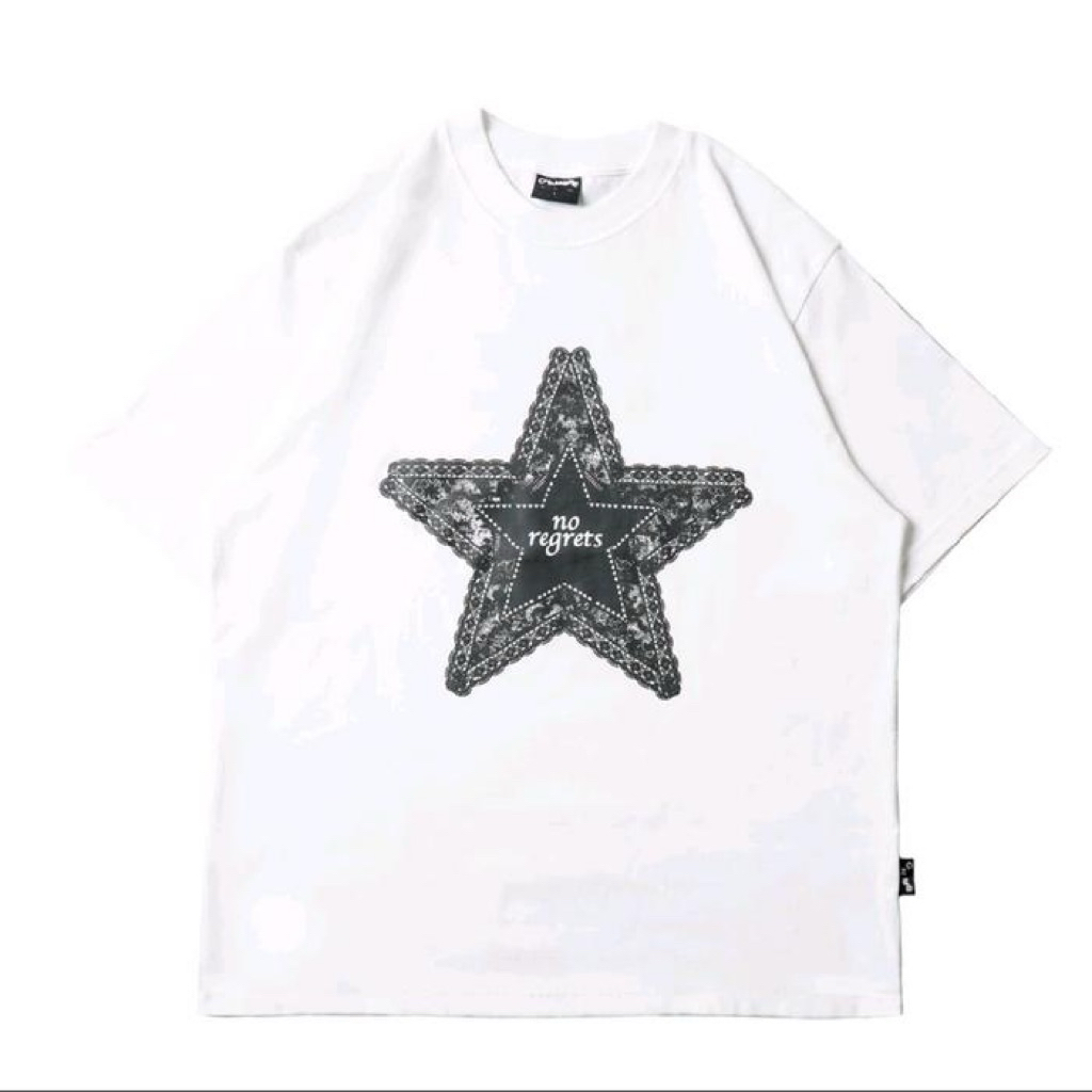 Oversized Tee Chambre - Lace white