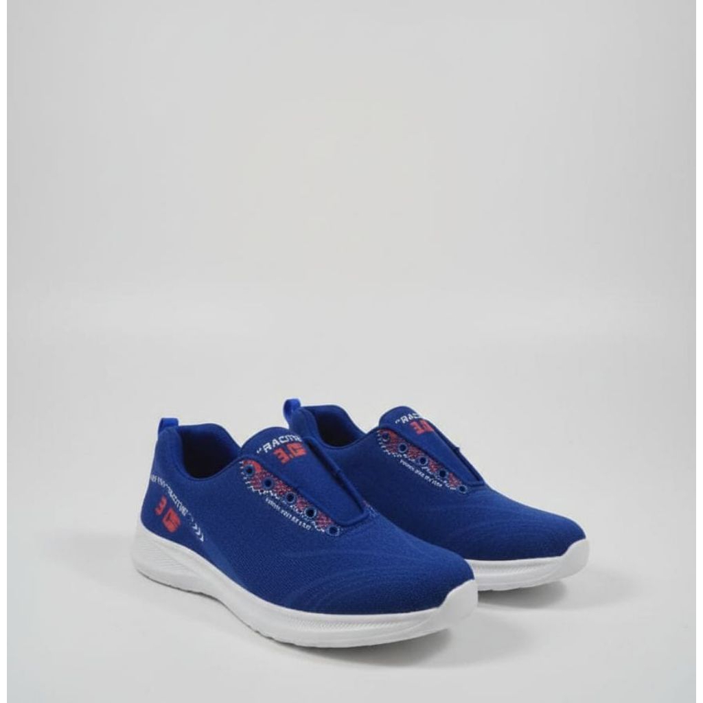 ABYSHOES-Sneaker Pria Wanita Biru Sport Running