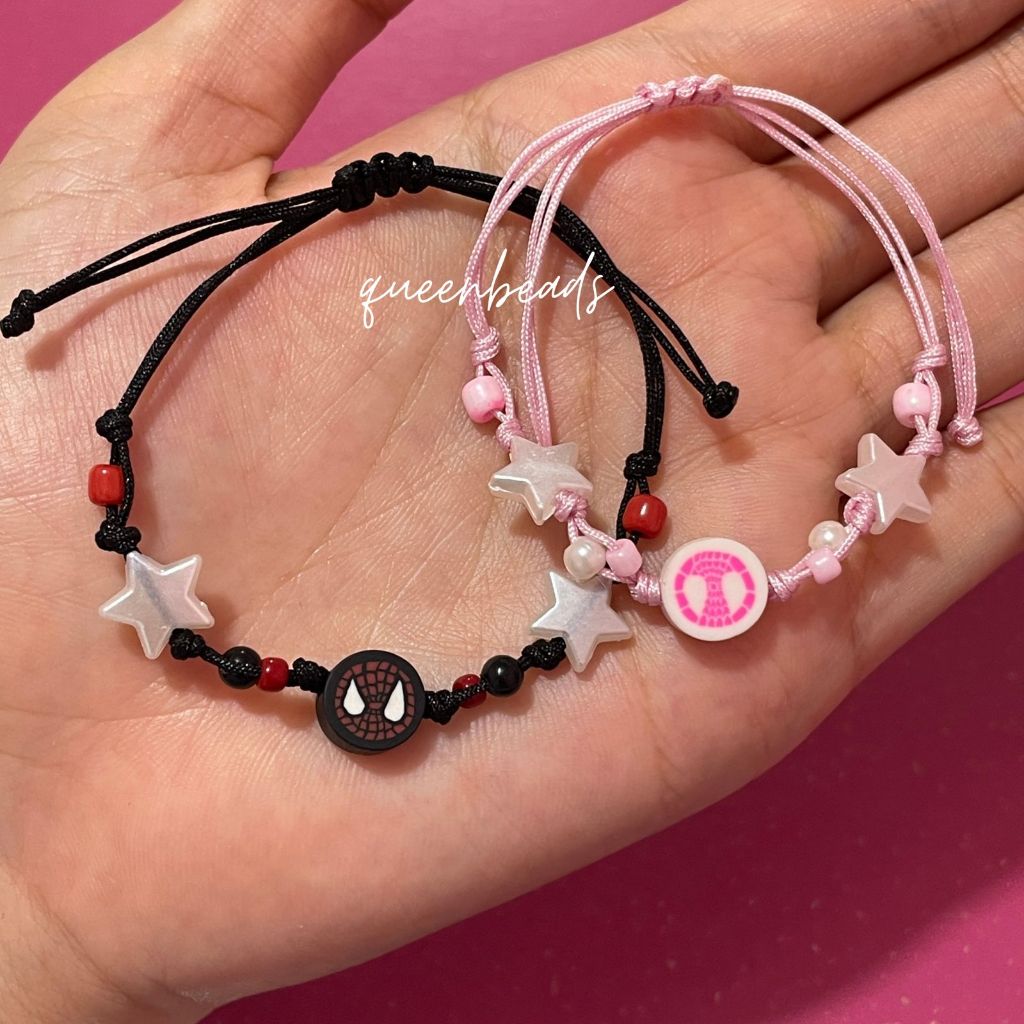 Gelang Couple Spiderman Tali Serut