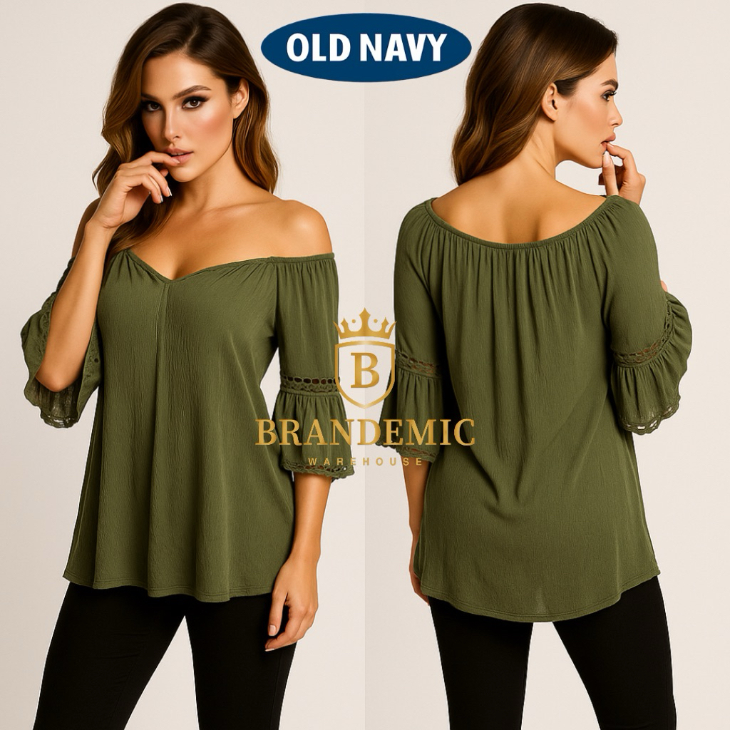 Old Navy Blouse Tops Off Shoulder
