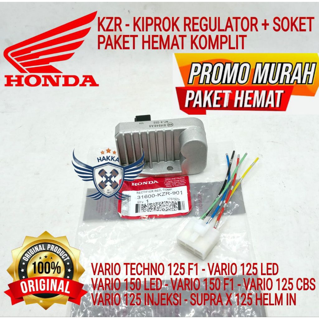 KZR KIPROK SET SOKET ASLI HONDA VARIO 125, KIPROK SET SOKET ASLI HONDA VARIO 125 ESP, KIPROK SET SOK