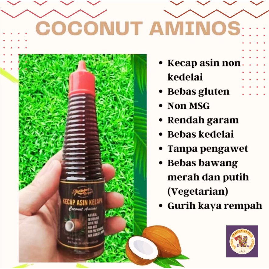 KODE A || Kecap Asin Kelapa Bebas Kedelai ( Coconut Aminos ) -  140ml Djoeragan Rempah