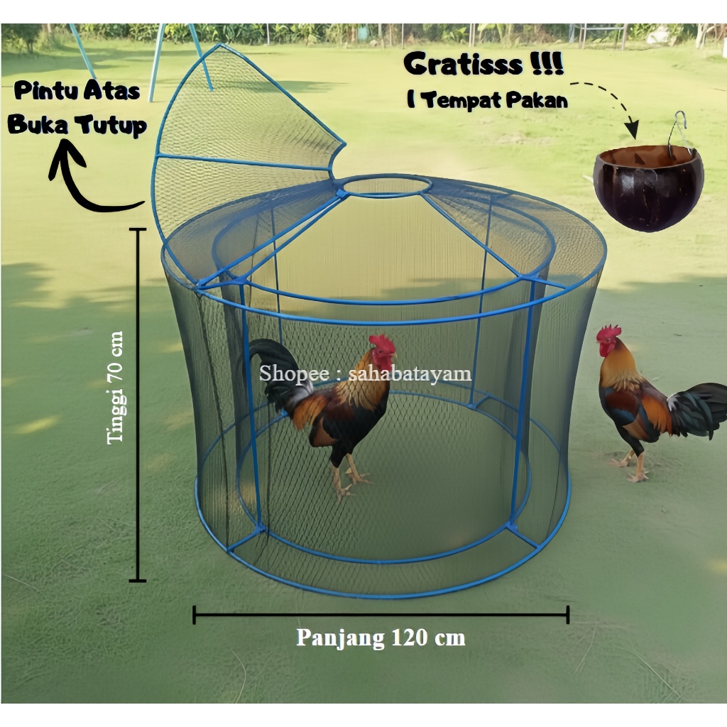 Kurungan Besi Kliter D 97 Cm LUAR 107 Cm Kurungan Kliter Kurungan Besi Klilter Kurungan Ayam Kandang