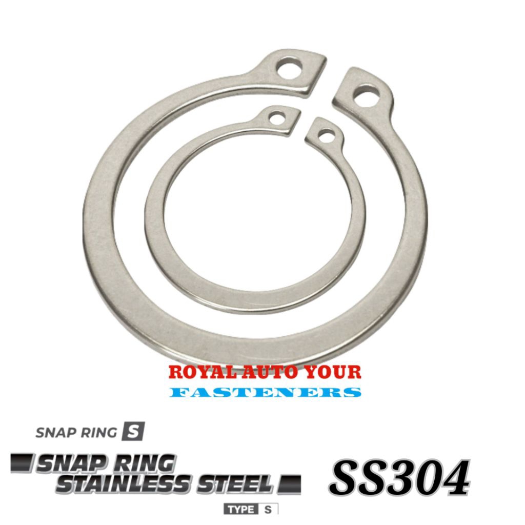 Snap Ring Stainless External Circlip S5 S6 S7 S8 S9 S10 S11 S12 S13 S14 S15 Snapring Stainless Steel
