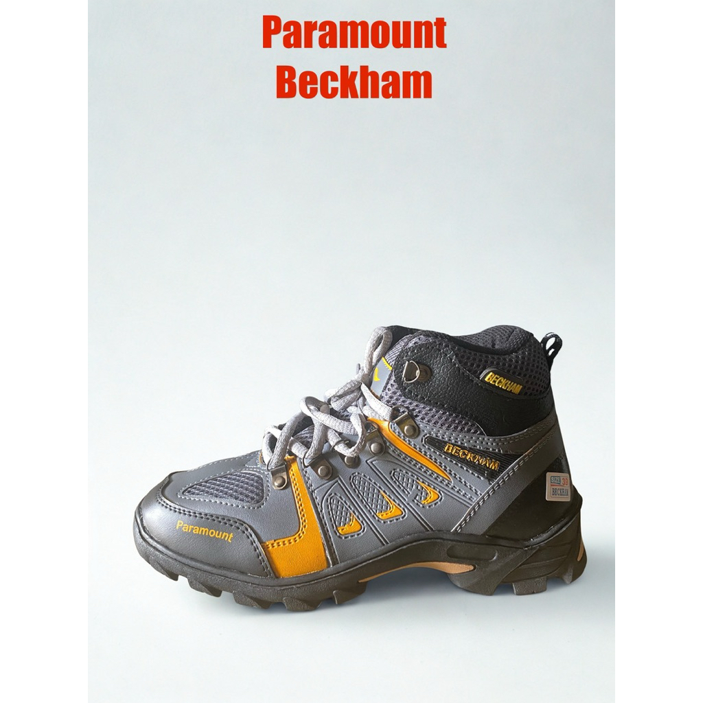 Sepatu Gunung Paramount Beckham Abu Kuning Tinggi Sepatu Hiking Paramount Beckham Sepatu Boot Sepatu