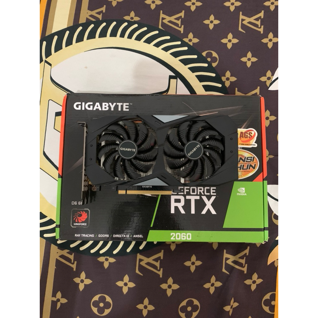 Vga Gigabyte Rtx 2060 6gb Fullset