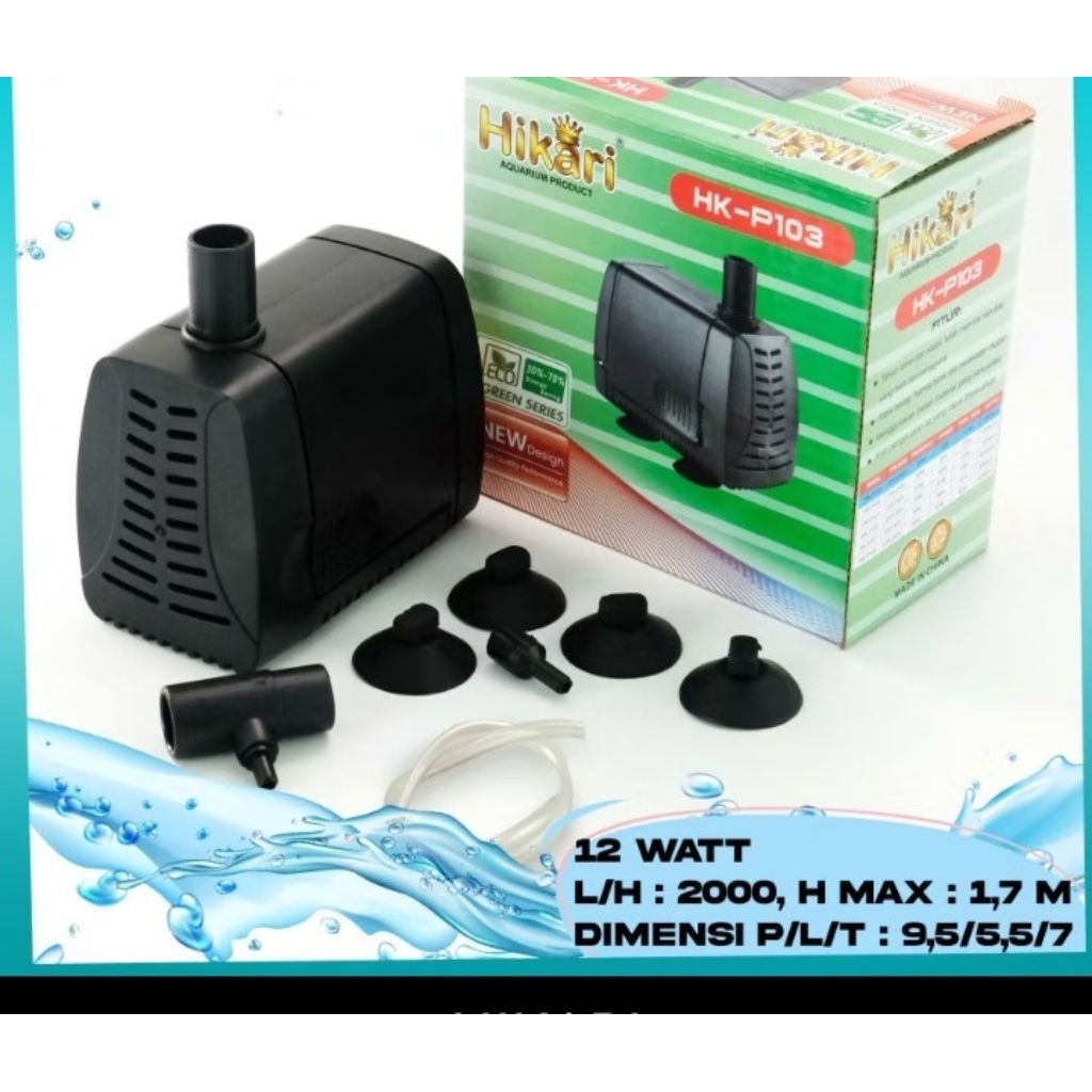 Pompa celup aquarium HIKARI output 2000l/h