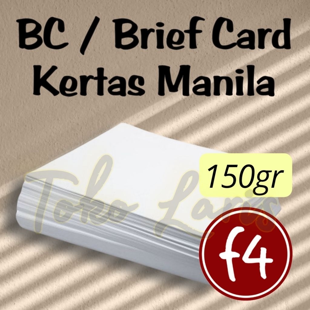 Kertas Cover BC Folio F4 150gr 100 lembar