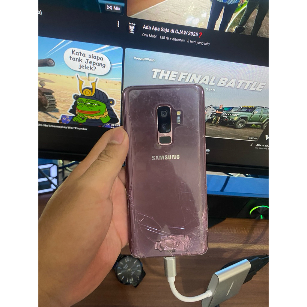 SAMSUNG S9 PLUS 6/64 minus layar mati siap dex