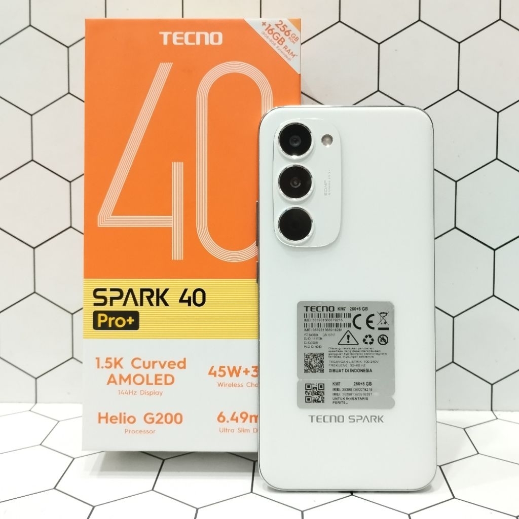 TECNO SPARK 40 PRO PLUS 8/256GB HP SECOND FULLSET