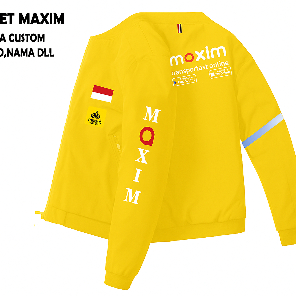 Jaket Driver Maxim | Jaket MAXIM Ojol Original