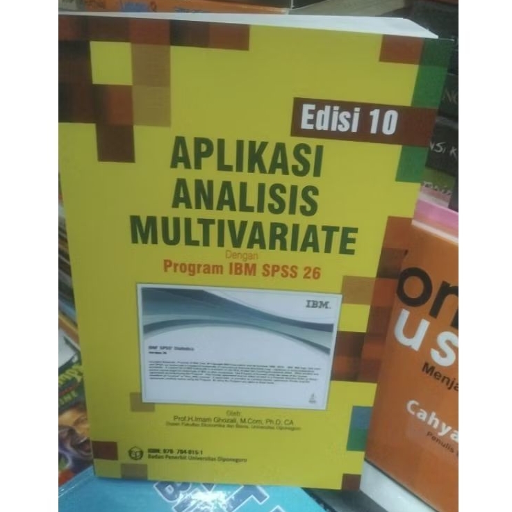 Buku Aplikasi Analisis Multivariate edisi 10 dengan program IBM SPSS 26