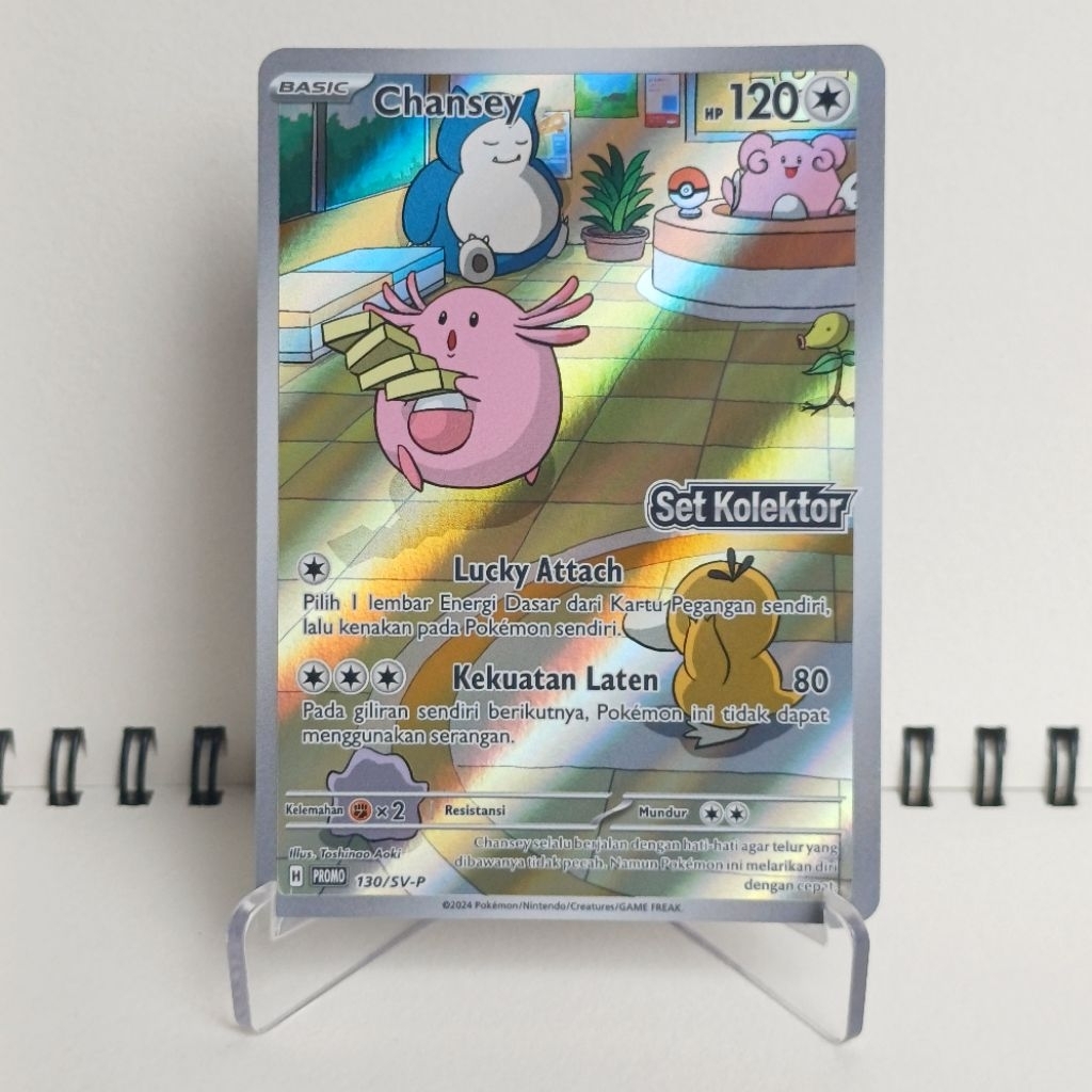 Chansey Set Kolektor (Unsealed) - Kartu Pokemon TCG Indonesia - Scarlet & Violet Set Kolektor Promo 
