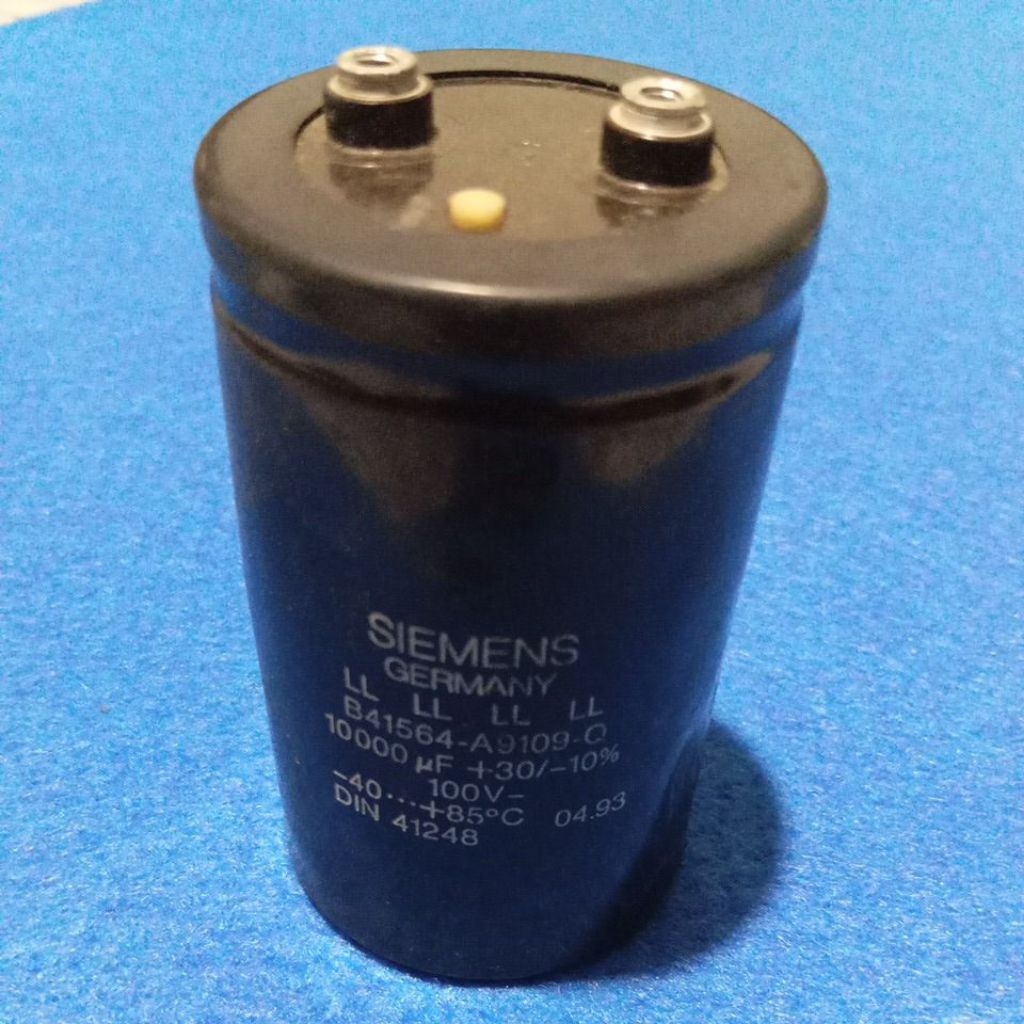 elco jumbo Siemens 100V10.000VF Original Cabutan Minus ada peok