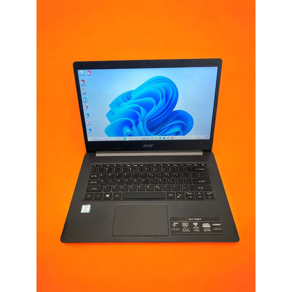 Laptop Acer Aspire A514 Intel Core i3 Gen 7 4GB RAM 256GB SSD 1TB HDD 14" Slim Second Harga Terjangk