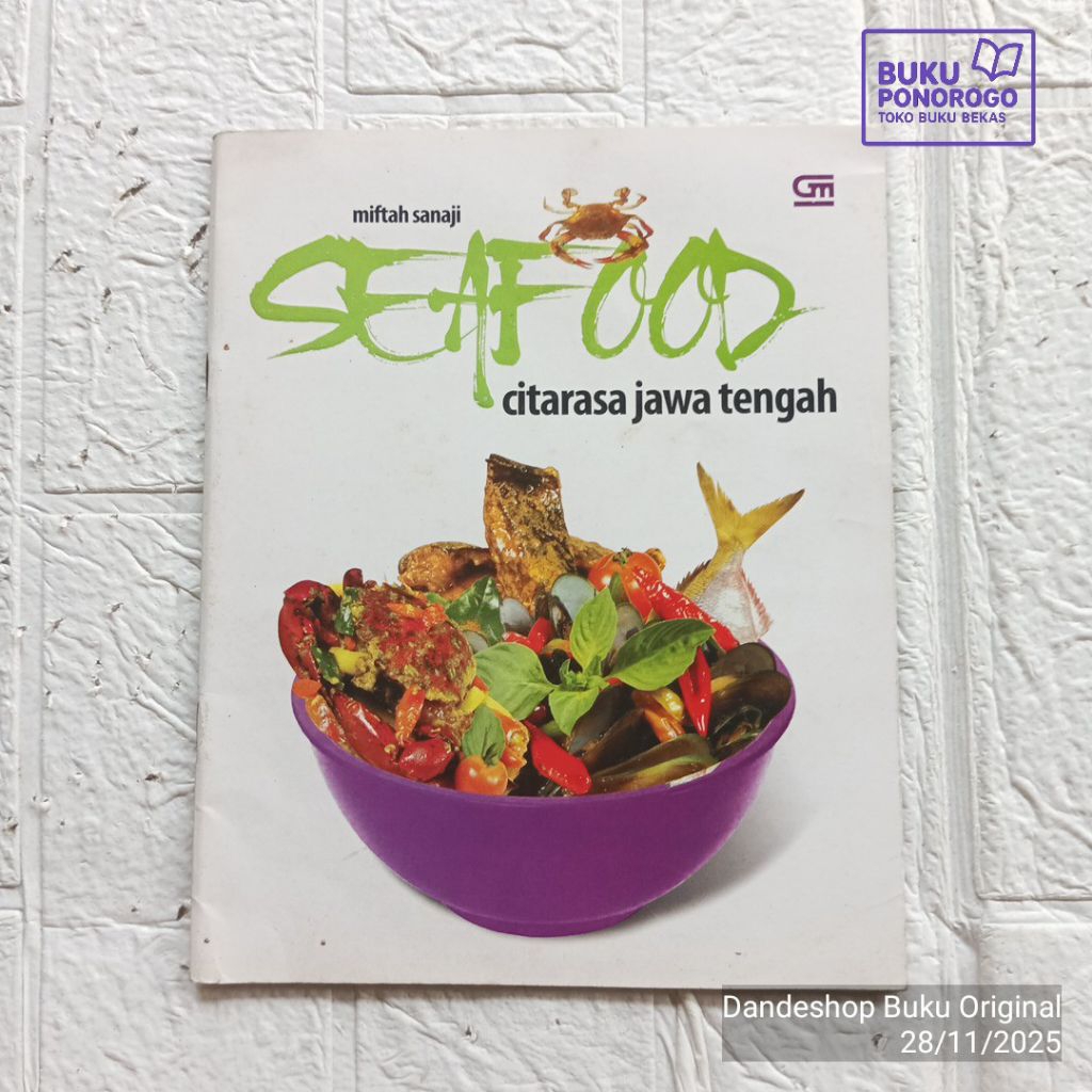 (BEKAS) Seafood Citarasa Jawa Tengah oleh Miftah Sanaji - BUKU RESEP MASAKAN ORIGINAL