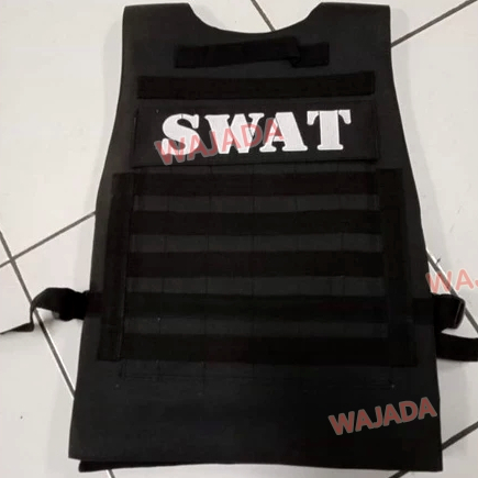 Rompi Body Vest SWAT Hitam Rompi Airsoft Tactical