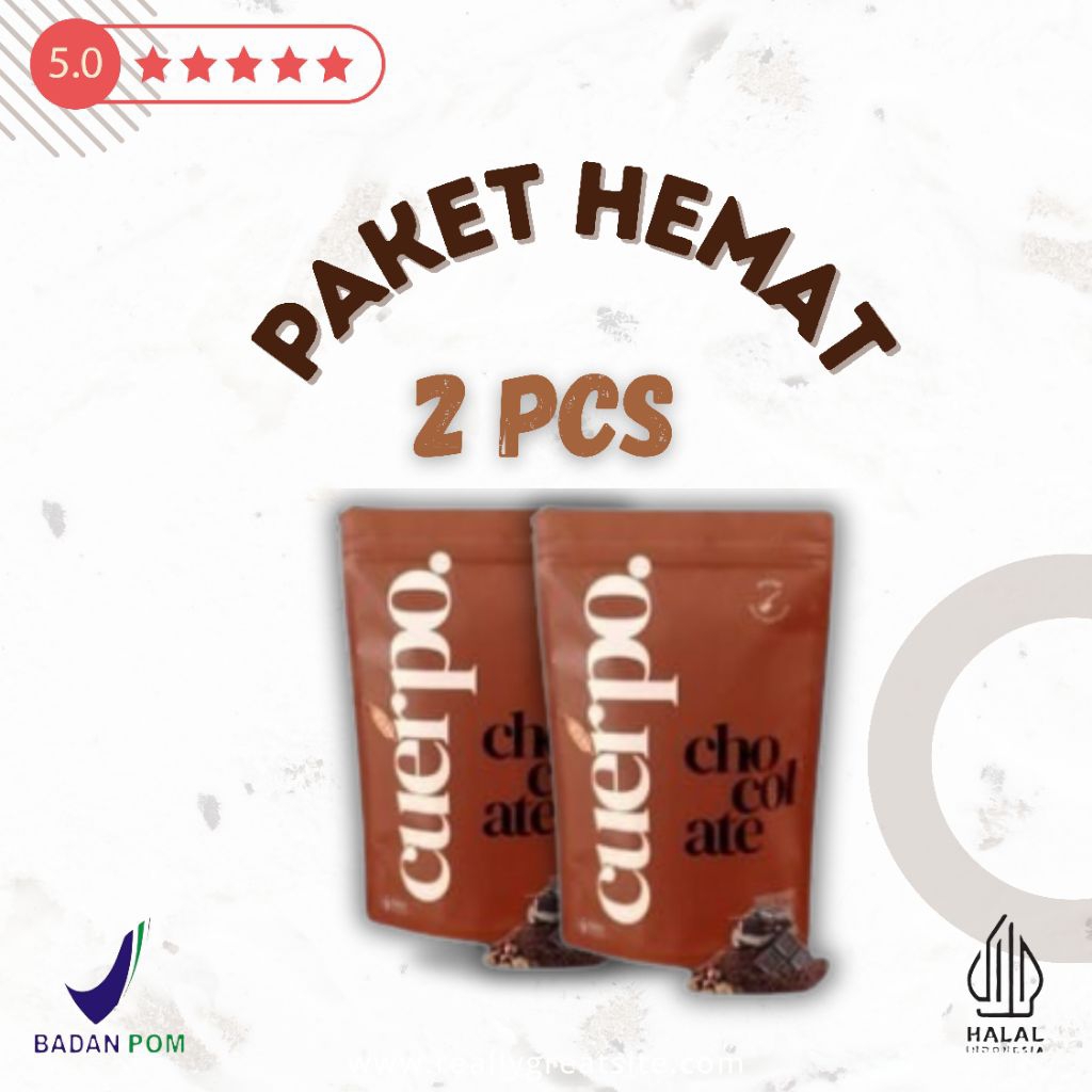 PAKETT 2 Cuerpo Susu Penggemuk Badan Dan Tinggi Kalori Rasa Coklat Original Official Halal Bpom