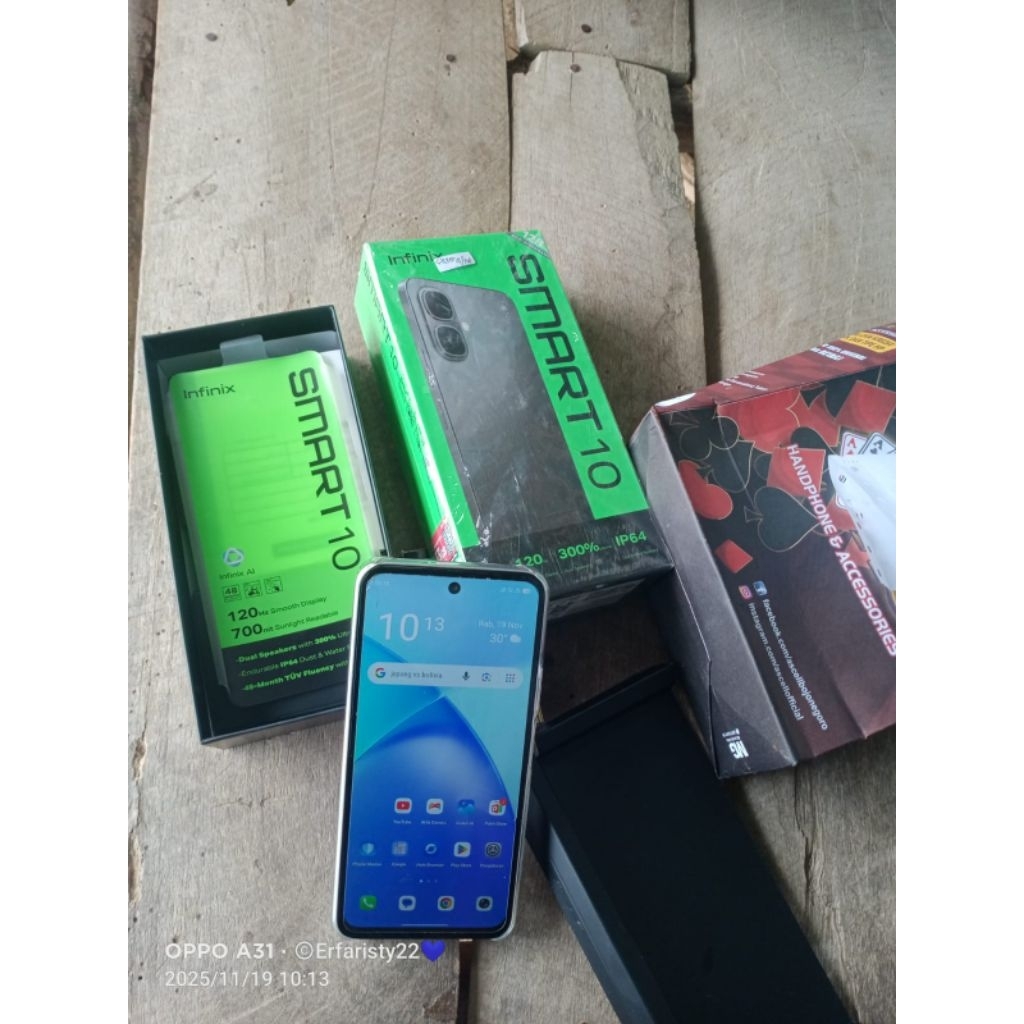 hp infinix smar 10 ram 8/128